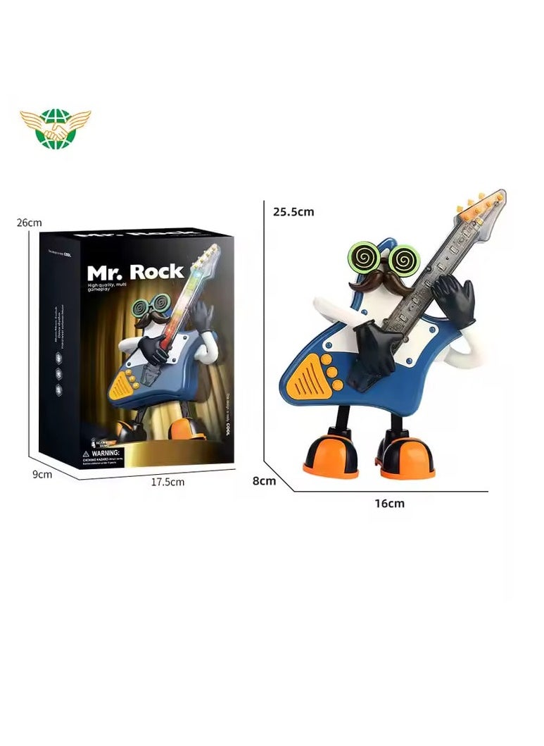 High Quality Children Electric Toy Guitar Dancing Music Robot Toy  - Image 1