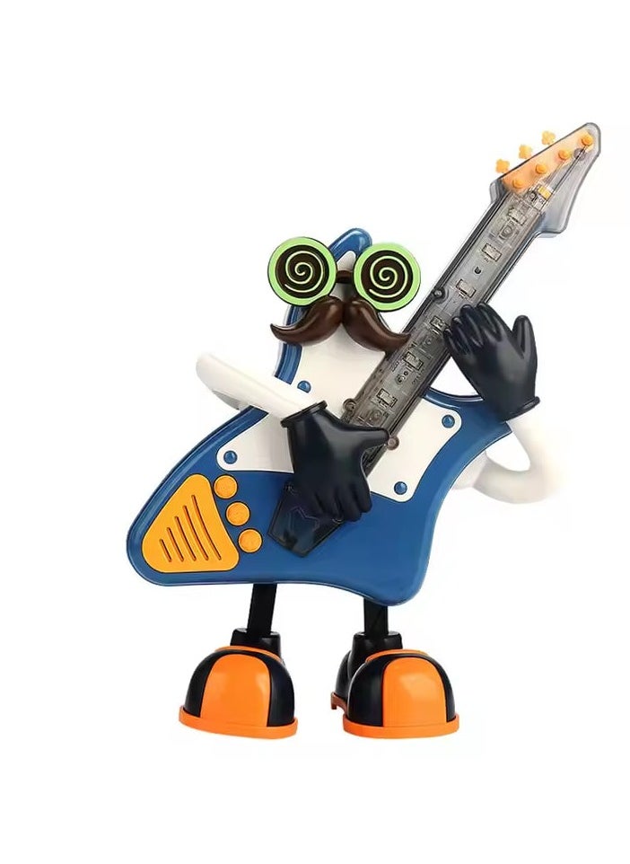 High Quality Children Electric Toy Guitar Dancing Music Robot Toy  - Image 2
