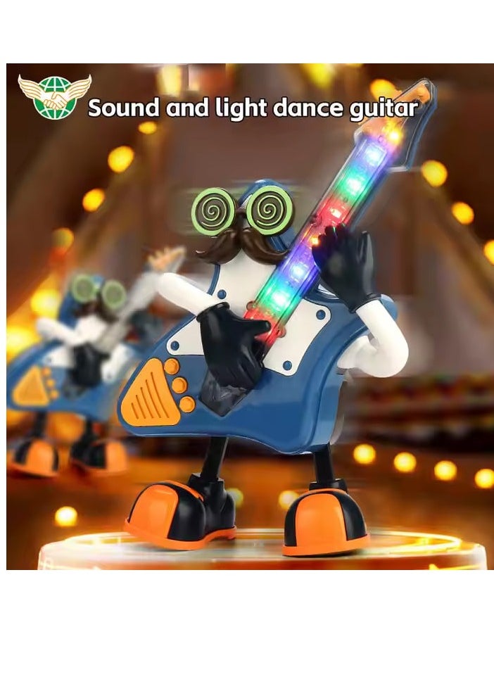 High Quality Children Electric Toy Guitar Dancing Music Robot Toy  - Image 3