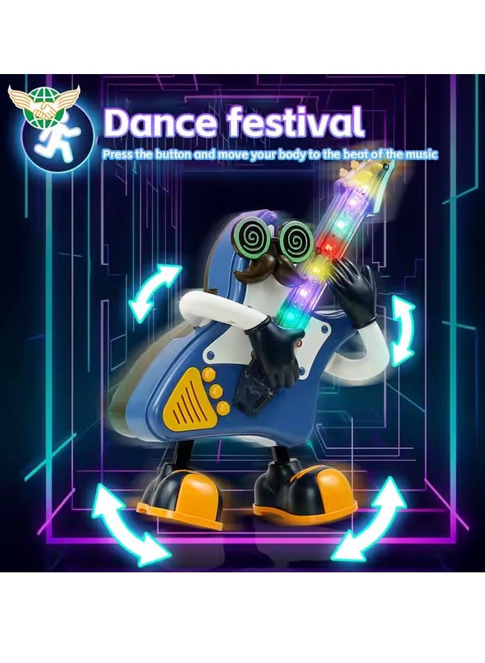 High Quality Children Electric Toy Guitar Dancing Music Robot Toy