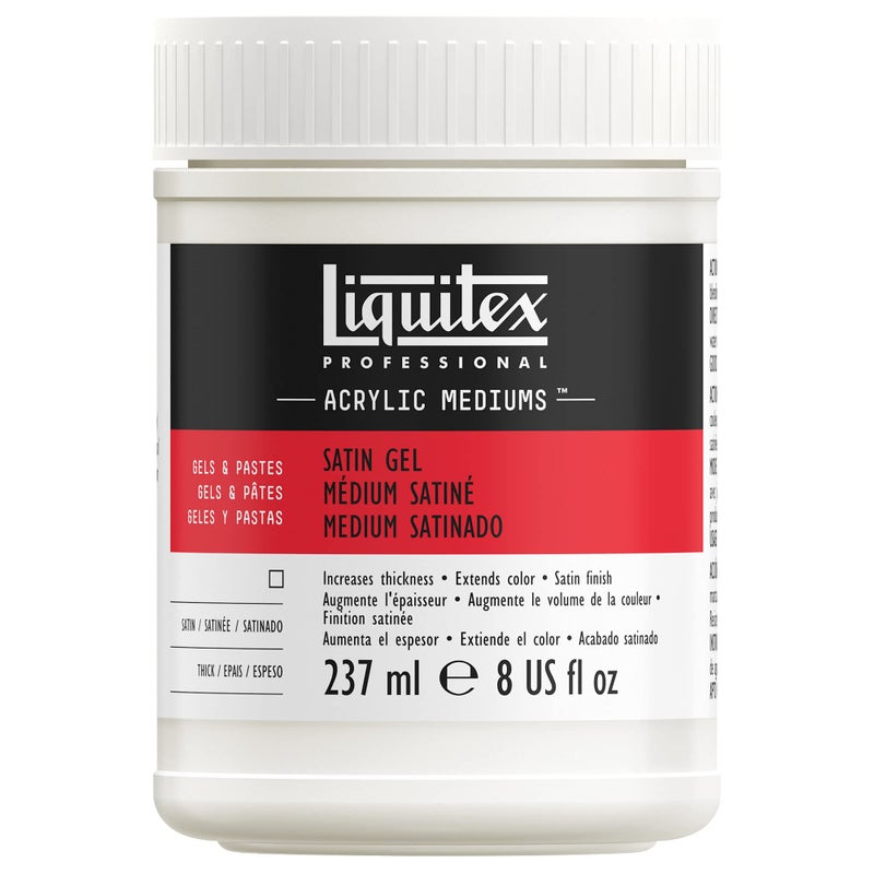 Liquitex Acrylic Satin Gel 237ML, Transparent - Image 1