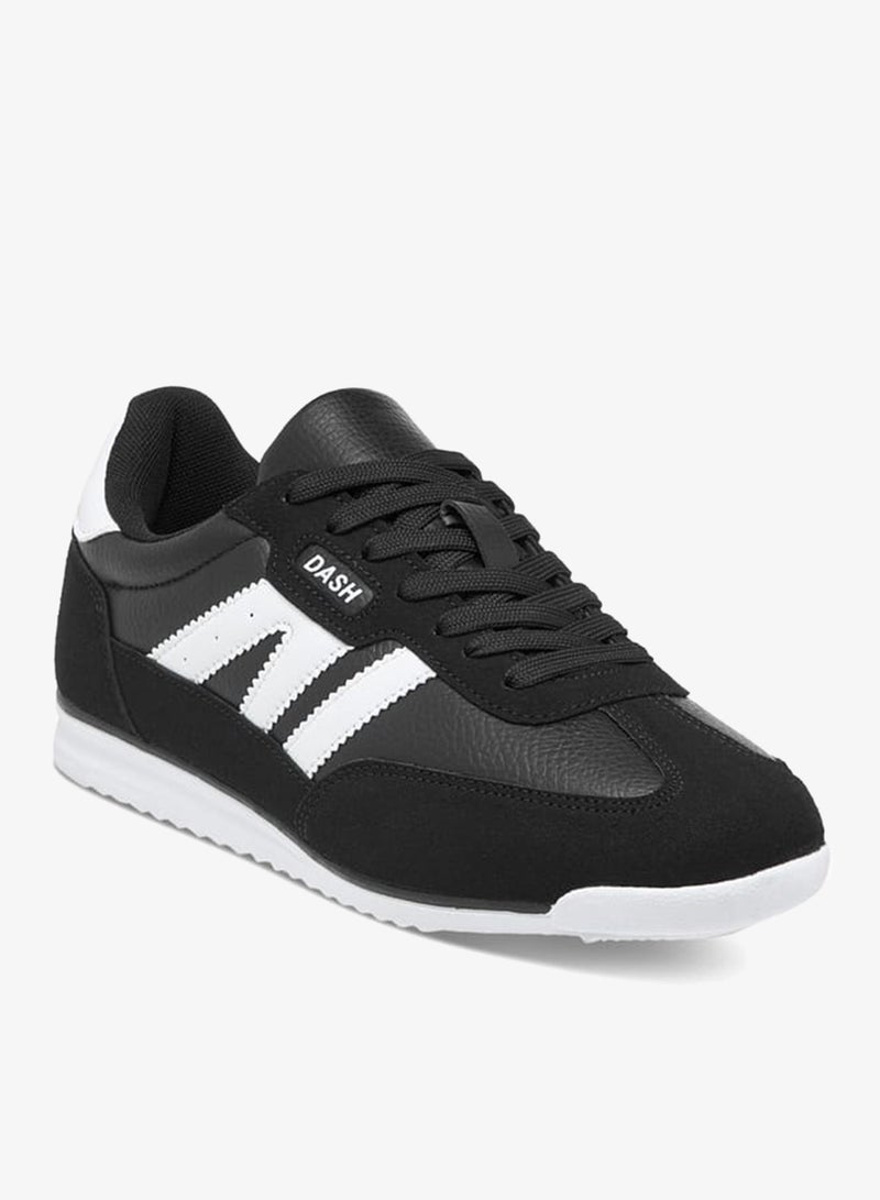 Dash Women Panelled Sneakers with Lace-Up Closure - Image 2