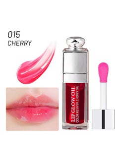 Hydrating Lip Glow Oil, Lip Oil Gloss Transparent Toot Tinted Nourishing Long Lasting Repairing Lightening Lip Lines (Cherry) 0.2 Oz - pzsku/Z88AFF2A5A469155EC4AEZ/45/_/1733729841/5672962d-be70-43c9-ae69-e4e24123527d