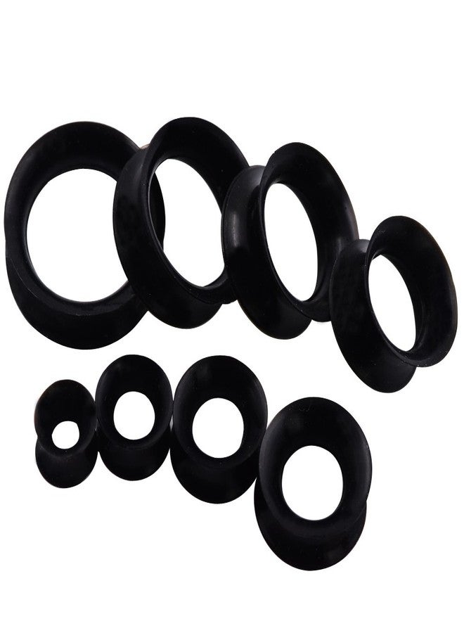 Oyaface 36PC Big Gauges Kit Ear Stretching 00G-20mm Acrylic Taper Plug Silicone Tunnels Piercing Kits Black - Image 3