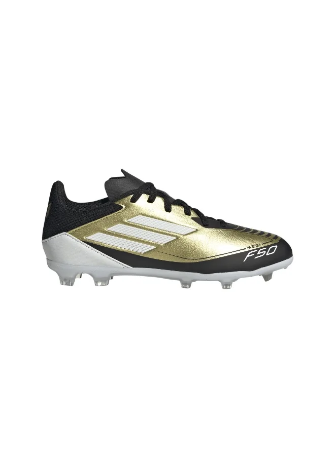 اديداس adidas F50 League Fg/Mg J Messi Beige Football Shoes 10K