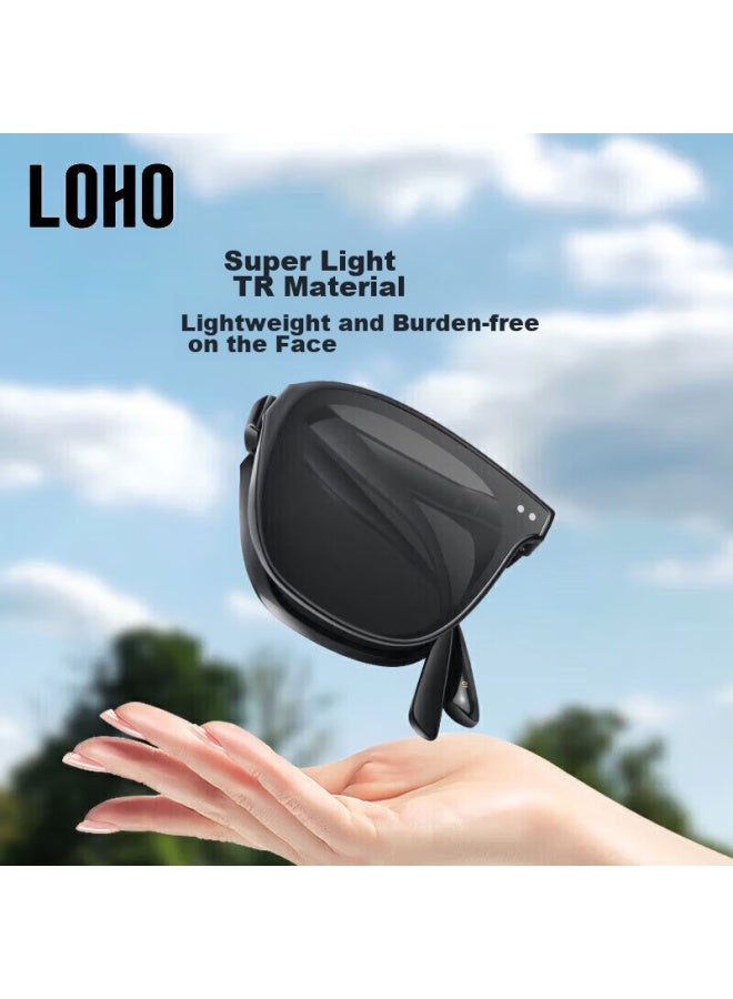 Loho Folding Sungl For Women , High-end Sungl For Men, Polarized, For Driving, Sun Protection, Uv Protection, Ultra-light Gm Gl - Image 2