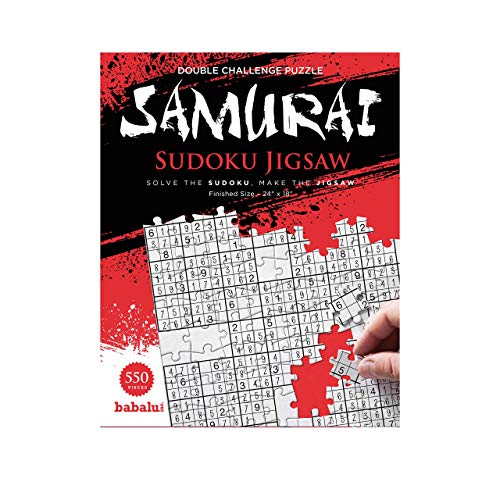 Babalu Dual Challenge Sudoku Crossword Jigsaw Puzzle - 550 Piece 2-in-1 Puzzle Game for Adults Families - Image 1