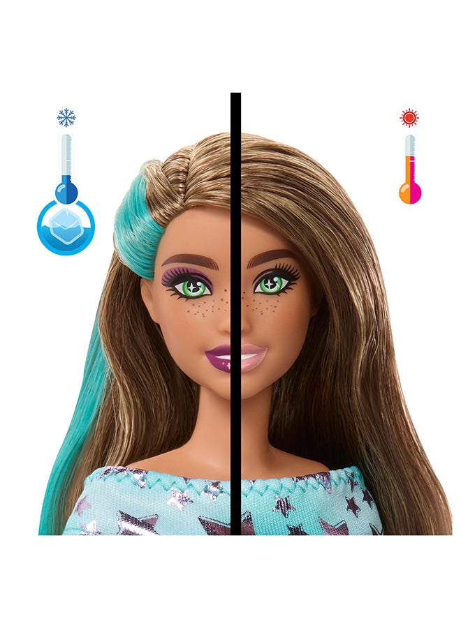 باربي مجموعة حفلة عيد ميلاد الحيوانات الأليفة بنجوم مع 10 مفاجآت بما في ذلك تغيير اللون ونشاط تزيين الكيك، دمية حفلة غير مغلفة وإكسسوارات - Image 3