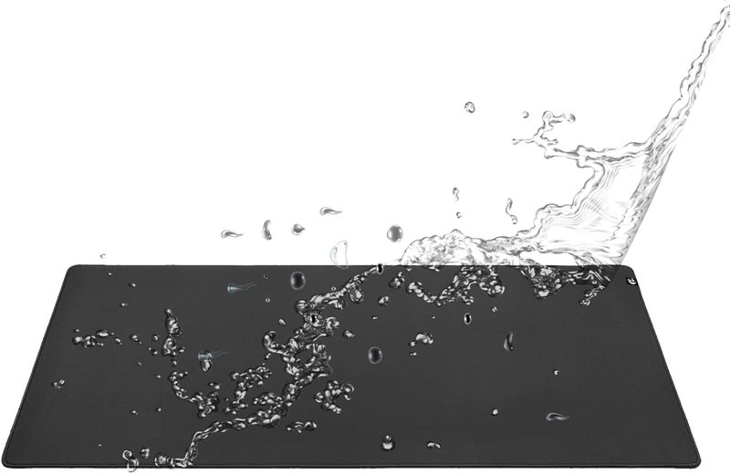 ريدراجون لوحة ماوس ألعاب ممتدة Flick 3Xl، مصنوعة من مادة كبيرة جدًا، مقاومة للماء، قاعدة مطاطية مانعة للانزلاق، 1219 × 610 مم، لون أسود - Image 3
