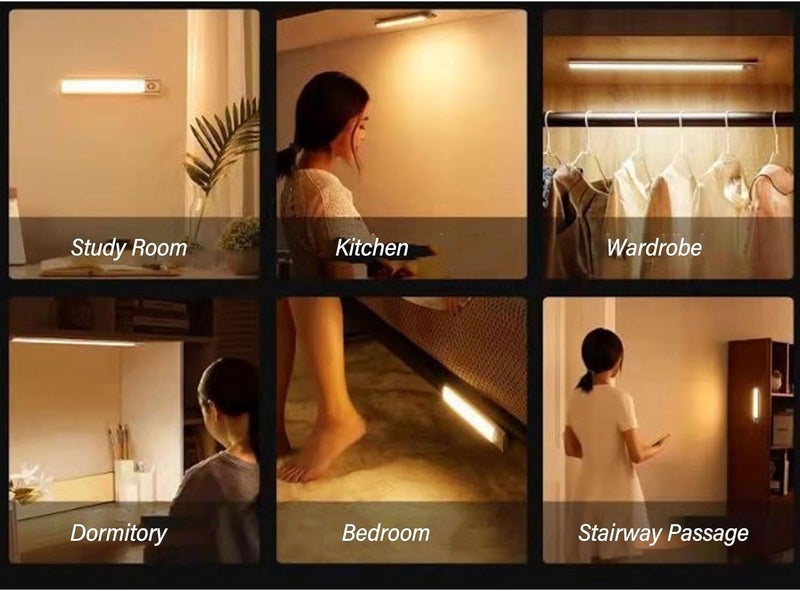 Market aligned local stock Tyenaza Under Cabinet Lights, 39 LED Motion Sensor Induction Light Smart Sensing Light Strip Magnetic Suction USB Charging for Wardrobe Closets Cabinet Cupboard(Black) Modern color selections All user group compatible Consistent single item quality Hanging space save Upgraded quality Demand fit global economical quality Cross product combo compatible Multi-use well optimized build Classic modern blend design Storage transit efficiency build Light sturdy raw material All-in-one local deliver plan Light durable upgraded substance Elegant upgraded practical design All-item unified delivery Global upgraded practical design Rack sorted local inventory Newly stocked local goods Cost effective upgraded craftsmanship All storage type compatible Simple upgraded construction Set product combo compatible Solid anti-deform Affordable purchase options - Image 4