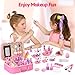 Mqsiuve Kids Makeup Kit for Girl NonToxic Kids Washable Makeup Girls Toys Girls Makeup Kit Princess Toys Real Play Makeup Set Birthday Girls Gift for Ages 3 5 6 7 8 9 1012 Year Old Pink - Image 4