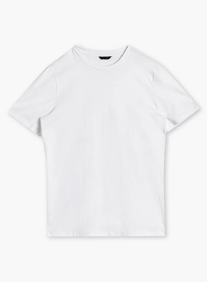 سبلاش فيڤ Men Crew Neck Short Sleeves T-shirt - Set of 2