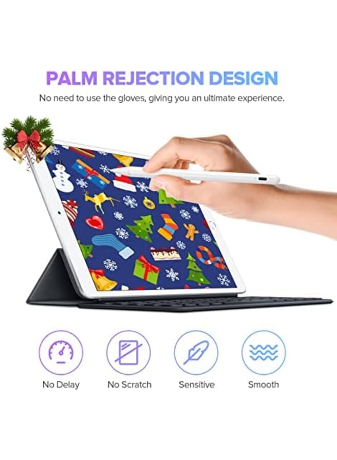 جامجيك قلم شاشة لجهاز Ipad مع خاصية رفض راحة اليد وقلم نشط للشحن السريع متوافق مع 2018 2022 Ipad Pro 11 12.9 بوصة Ipad Air 3 4 5 Ipad10 9 8 7 6 Ipad Mini 5 6 - Image 3