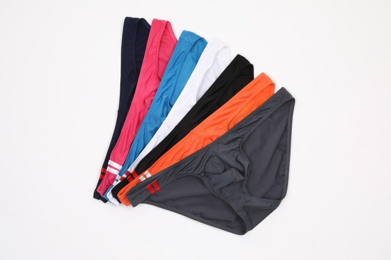 Factory Men'S Underwear Underpants U Convex Breathable Mesh Low Waist Briefs E057 - Image 5