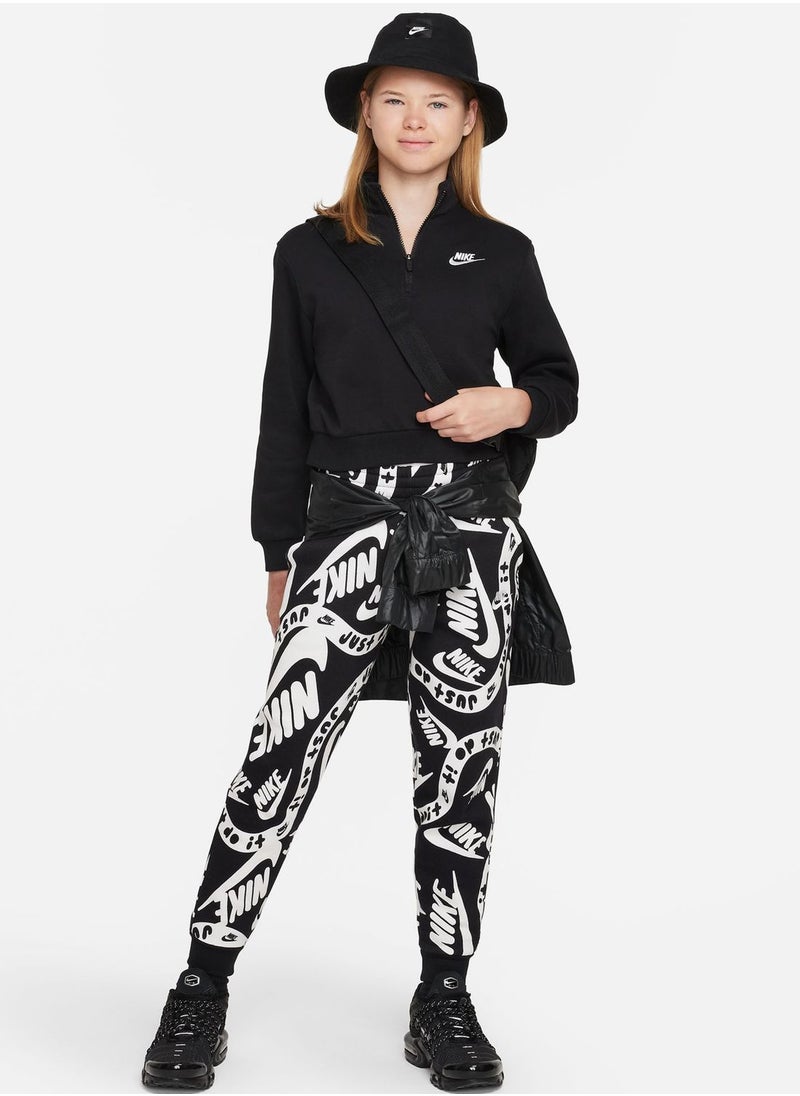 Nike - Kids Club Fleece All Over Printed Joggers - Image 1