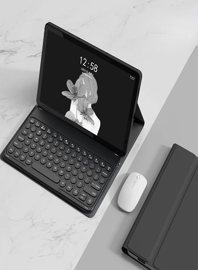 Keyboard Case Compatible with Lenovo Tab P11 2nd Gen 11.5 inch Tablet 2023 Detachable Wireless Keyboard Leather Smart Cover with Mouse For Tab P11 Gen 2