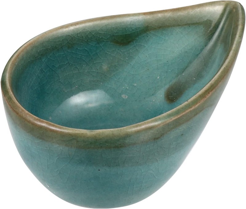 KALLORY Essential Oil Mixing Dish Ceramic Facial Mask Mixing Bowl Aroma Oil Holder Small Spa Dishes for Salon