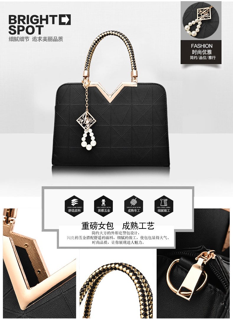 Generic - JHVYF Purses for Women Fashion Handbag Ladies Satchel Bags PU Leather Top Handle Shoulder Tote Bags - Image 1