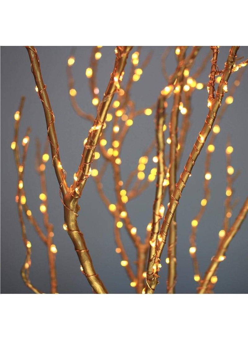 Generic Crystal Zone Copper String LED Lights 10Metre Long 100 LED Bulbs USB Powered Decorative Fairy Lights for Diwali Christmas Festivals Indoors Outdoors Fairy 10m Light Pack of 1  - Image 5