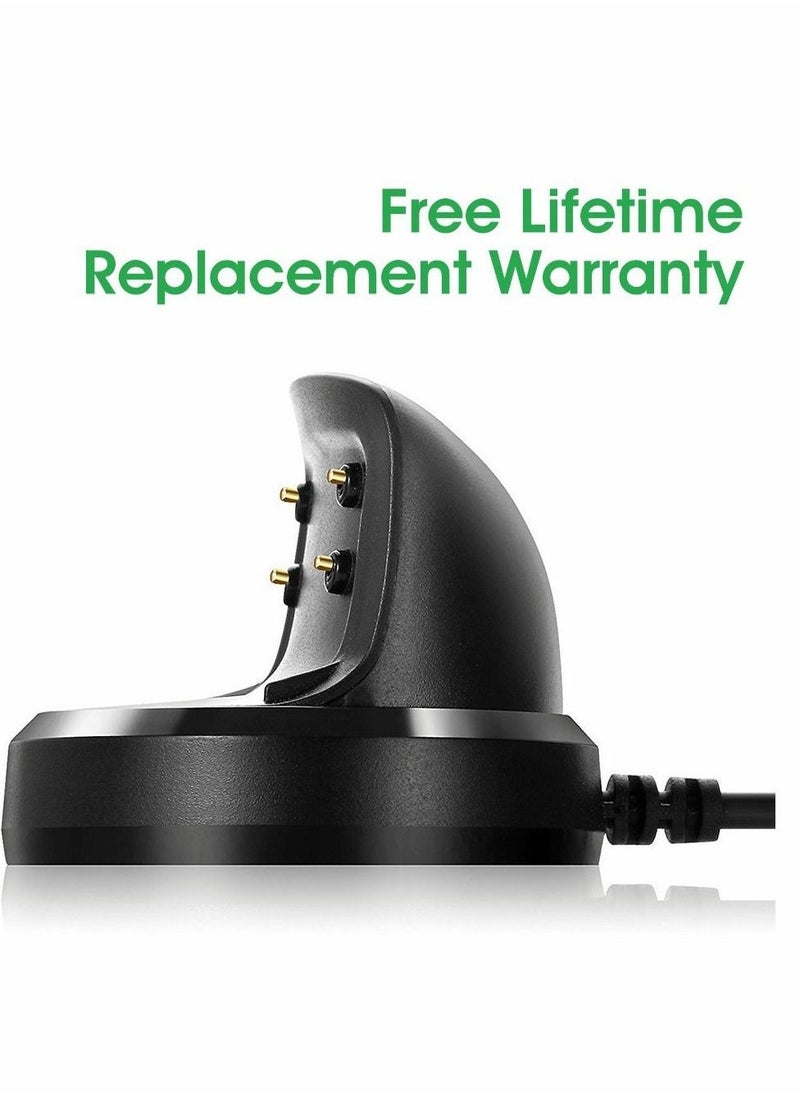 Excefore Charger for Gear Fit 2, Replacement USB Charging Dock Cradle Cable Samsung Fit2 Pro SM-R365 SM-R360 (Black) - Image 2