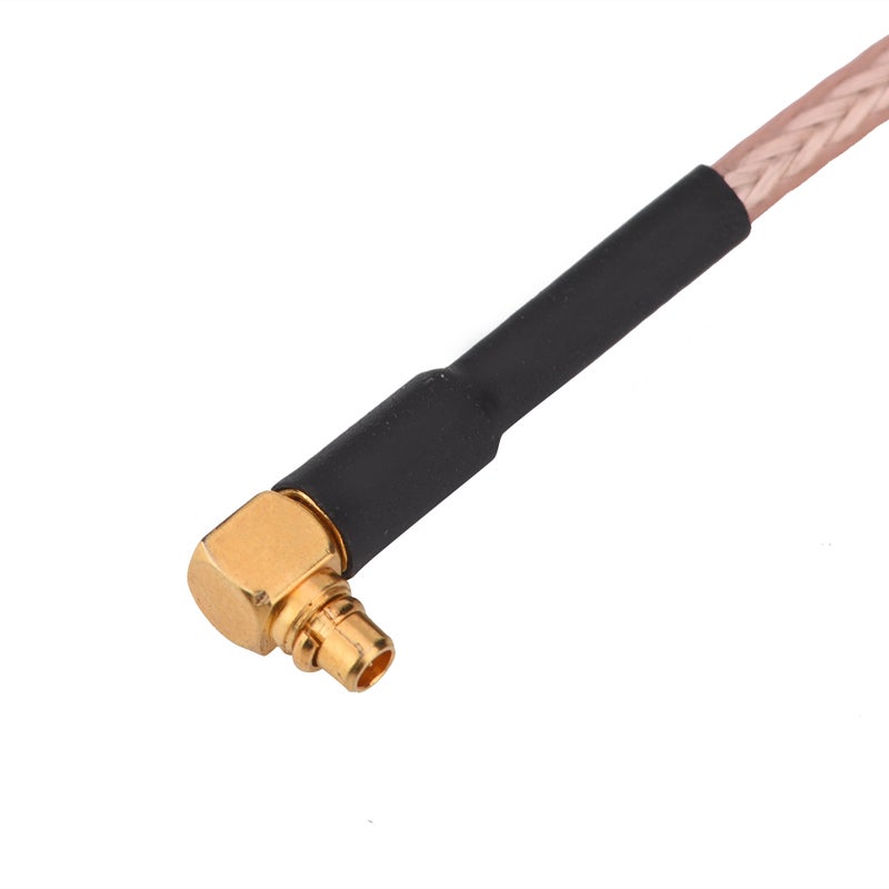 كابل إطالة محوري رفيع التردد (RF) من أنبوب الصلوة (Pigtail) بزاوية قائمة من أنثى SMA إلى ذكر MMCX النوع RG316 بطول 25 سم - Image 2