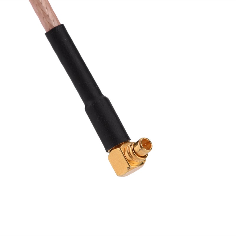 كابل إطالة محوري رفيع التردد (RF) من أنبوب الصلوة (Pigtail) بزاوية قائمة من أنثى SMA إلى ذكر MMCX النوع RG316 بطول 25 سم - Image 3