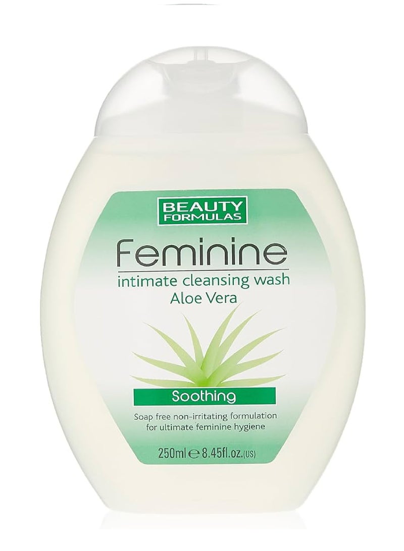 غسول مهدئ للمنطقة الحساسة من بيوتي فورمولا مع الألوفيرا 250 مل