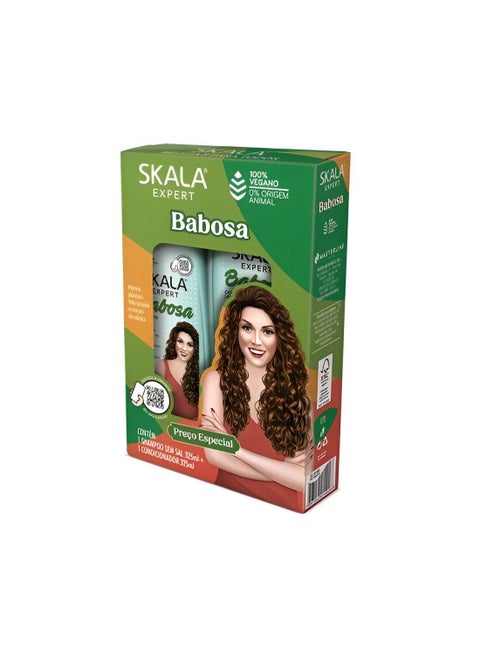 Scala Babosa Shampoo + Conditioner For Curly Hair 325Ml: Achieve The Best Results For Your Hair With A Carefully Tested Shampoo And Conditioner For Gorgeous Curls And Irresistible Volume And Shine With Every Wash.