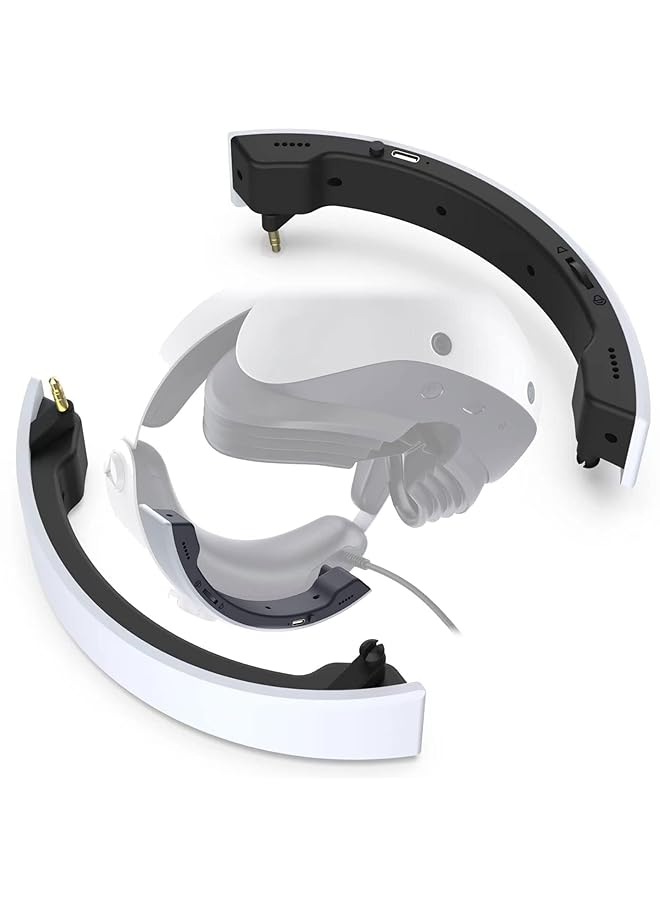 Excefore Vr Mini Speaker For Psvr 2 Surround Sound Enhanced Gaming Experience Lightweight And Beautiful Replaces Original Headphones Ultra Low Power Consumption Non Stop Gaming Easy To Use - Image 1