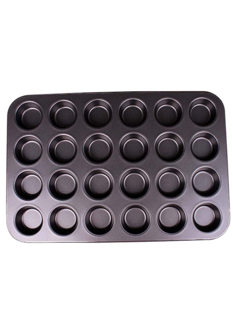 CAKE DECOR Non-Stick 24-Cavity Midi Muffin Mould – Durable Baking Tray for Cupcakes, Mini Muffins, Tarts & Bites – Easy Release, Even Baking, Ideal for Oven Use & Batch Baking - Image 5