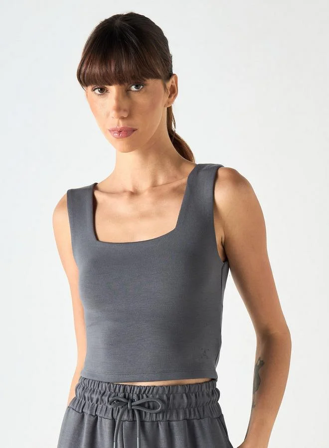 ADOT by Splash Square Neck Tank Top