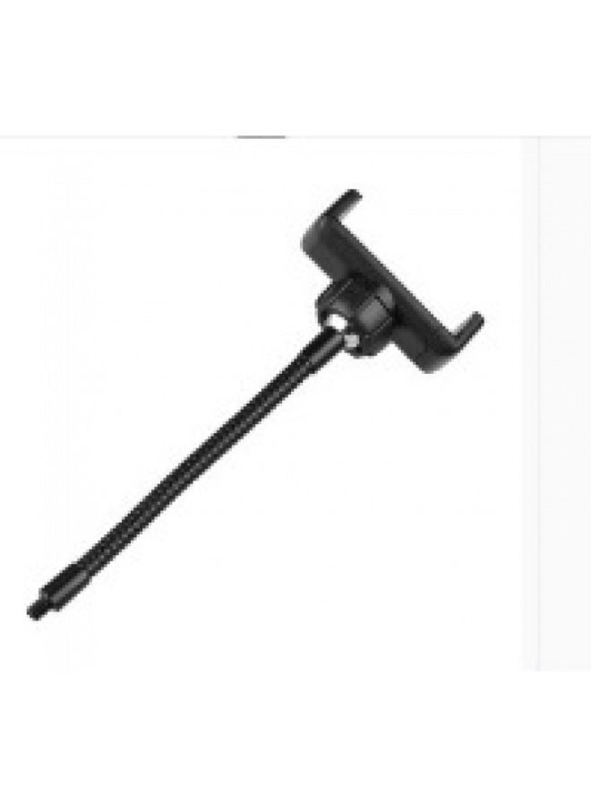 Direct Desktop Mobile Phone Bracket Fill Light Inch Cm Ring Self-timer Light Beauty Tattoo Live Light-Color:Hose + Mobile Phone Clip - Image 1