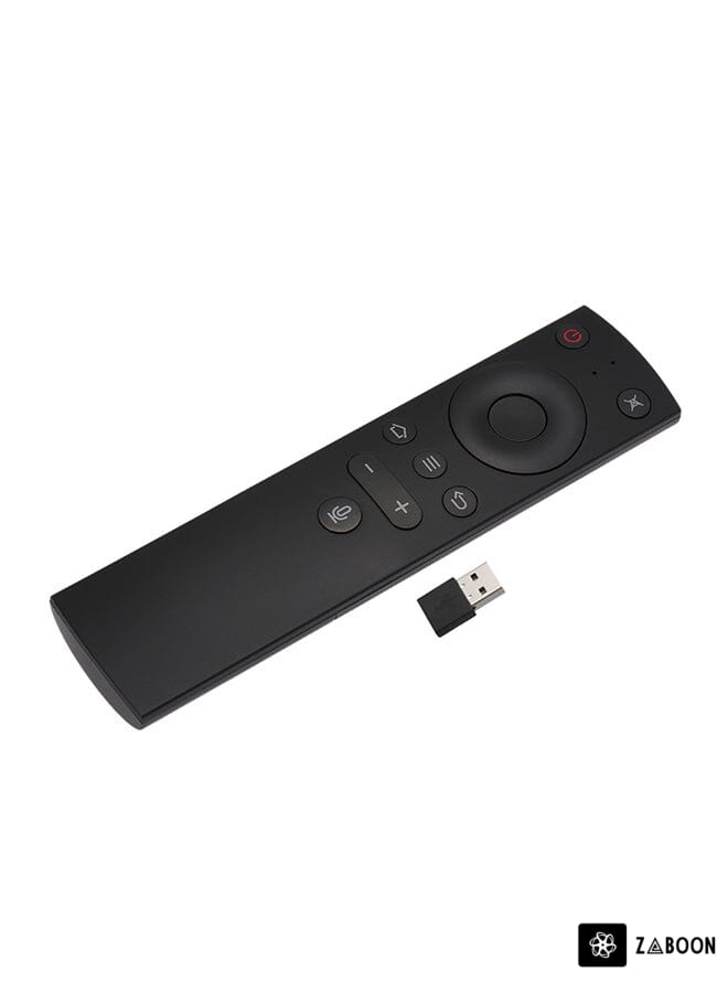 Zaboon Wireless Remote Control With Voice Control For Android TV Box Black