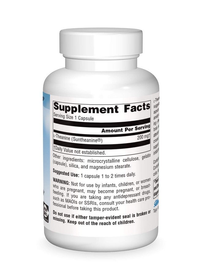 Source Naturals Serene Science Ltheanine 200 Mg Capsule 120 Count - Image 4