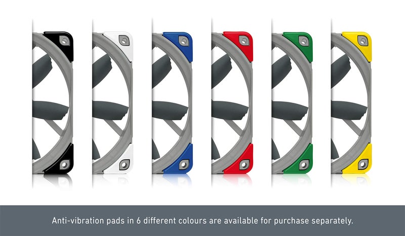 NOCTUA مروحة تبريد عالية الأداء Noctua NF-S12B redux-1200 PWM، 4 دبابيس، 1200 دورة في الدقيقة (120 مم، رمادي) - Image 5