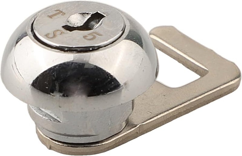 Zinc Alloy Cam Lock Quick Clip Size B For Cash Drawer Locker Cabinet Flight Case Secure Coded Cylinder With 2 Keys - Image 3