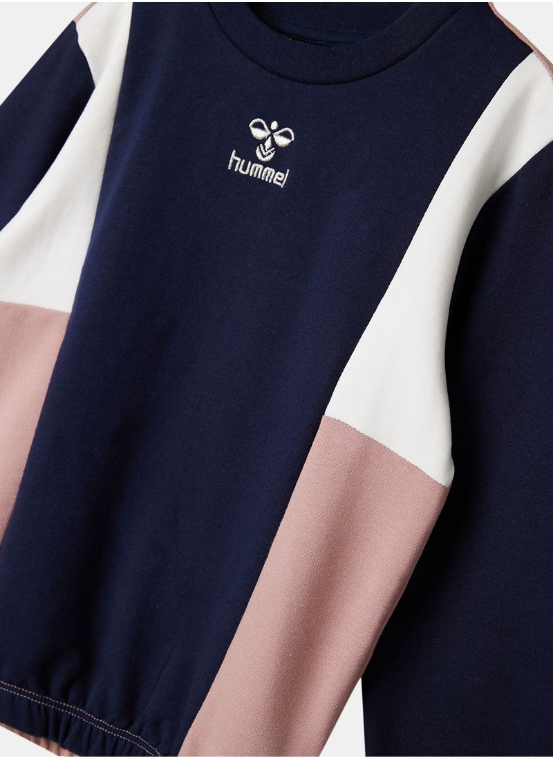 Hummel - Girls Bagga Colourblock Sweatshirt - Image 1