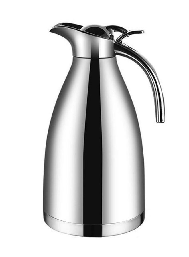 Monda Thermal Pot 2.0L Stainless Steel Double Walled Vacuum Thermal Coffee Carafe, 24-hour Heat Cold Retention Water Pot, Home Restaurants, and Hotels large capacity - Image 1