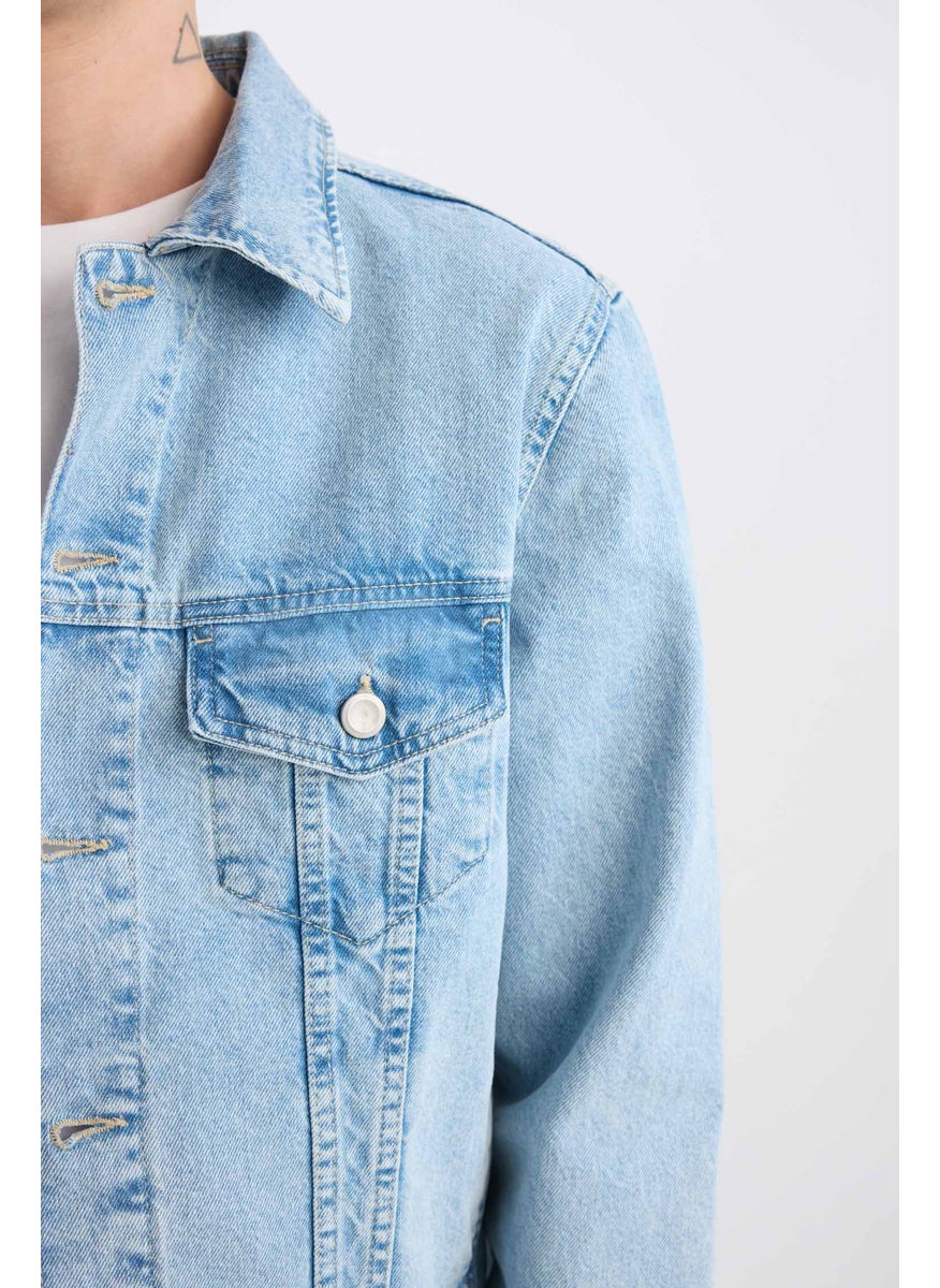 Man Regular Fit Denim Jacket