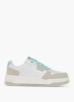 Lee Cooper Women's Colourblock Sneakers with Lace-Up Closure  - Image 3