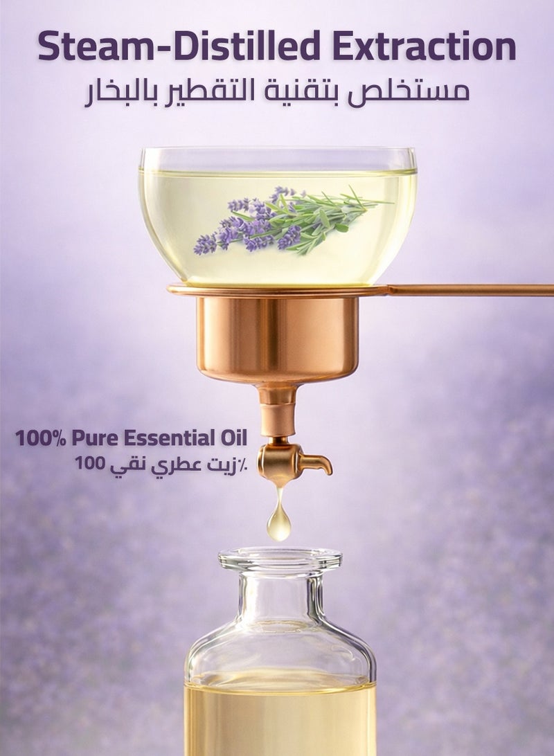 إستو زيت اللافندر العطري 30 مل – زيت مقطّر طبيعيًا برائحة زهرية ناعمة ومهدئة تمنحك الاسترخاء وأجواءً من السكينة - Image 2