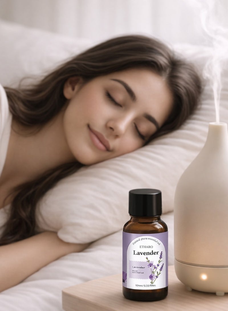 ETHARO Lavender Essential Oil 30ml – Naturally Distilled Aromatic Oil with a Soft, Calming Floral Aroma for Relaxation & Peaceful Ambience - Image 5