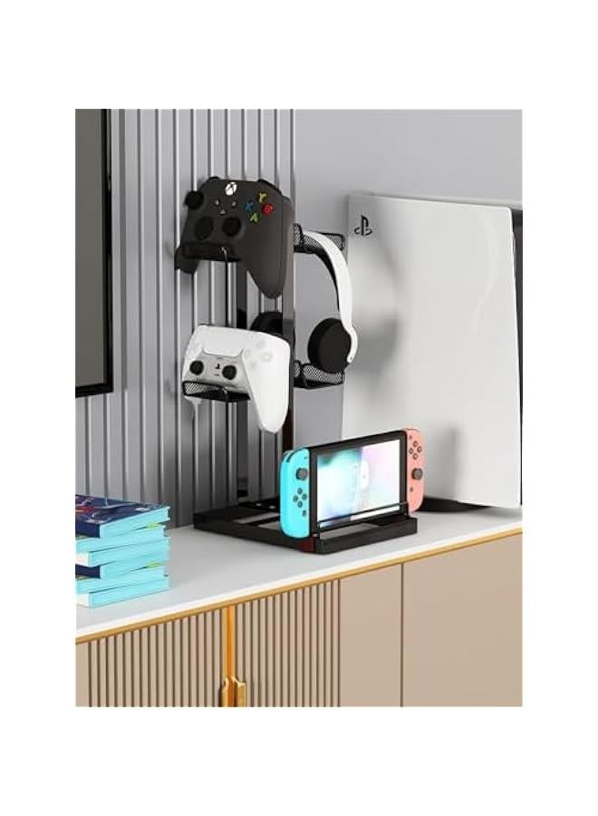 هوكور حامل اداة تحكم بالالعاب معدني اصدار مرتفع من ار سي او متوافق مع اجهزة بلاي ستيشن 5/بلاي ستيشن 4/اكس بوكس ون/اس/اكس - ذراع تحكم بالالعاب (بالك) - Image 4