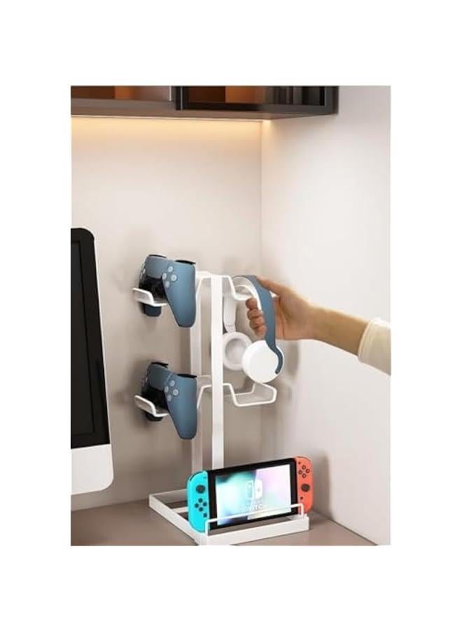 هوكور حامل اداة تحكم بالالعاب معدني اصدار مرتفع من ار سي او متوافق مع اجهزة بلاي ستيشن 5/بلاي ستيشن 4/اكس بوكس ون/اس/اكس - ذراع تحكم بالالعاب (بالك) - Image 5