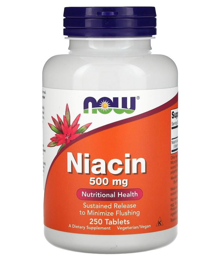 now Niacin 500 mg 250 Tablets
