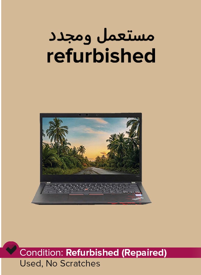 Lenovo Refurbished - ThinkPad T480s Laptop With 14-Inch Full HD Display,Intel Core i7 cessor/8th Gen/8GB RAM/256GB SSD/Intel UHD Graphics Windows 11 Pro Black black - Image 1