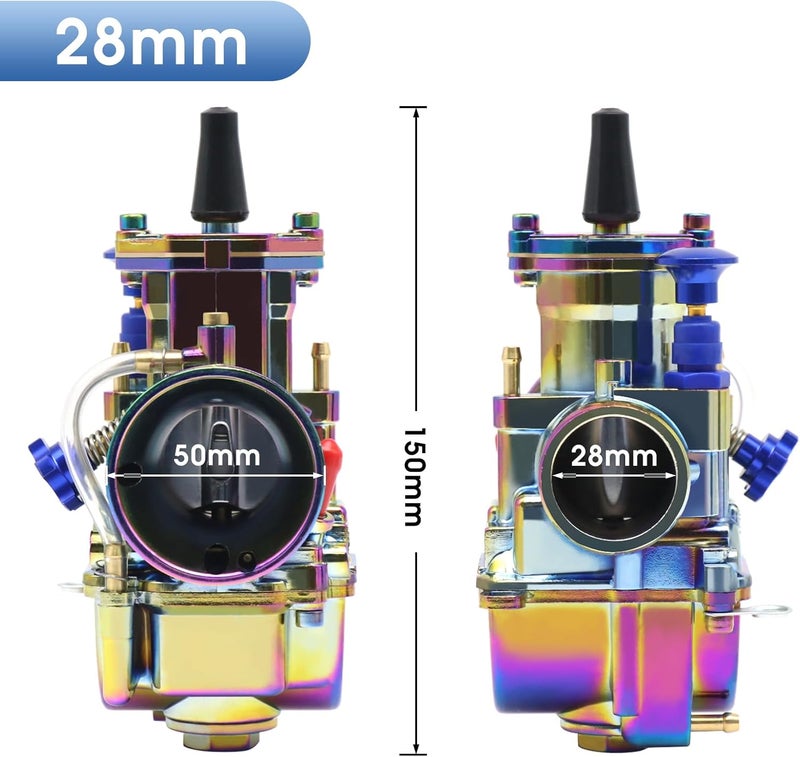 YWLUWEI P-W-K 28mm Carburetor Kit with Air Filter for Dirt Bikes and ATVs - Image 3