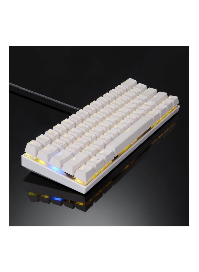 Wired Mechanical Keyboard White - Image 4