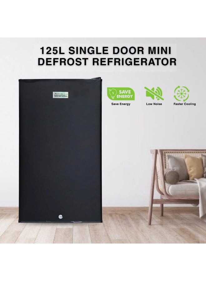 Geo General GC-92 Refrigerator 92L – Compact Single Door Fridge with 10L Freezer | Energy Efficient | Ideal for Home, Office, Dorm | Black Finish - Image 1