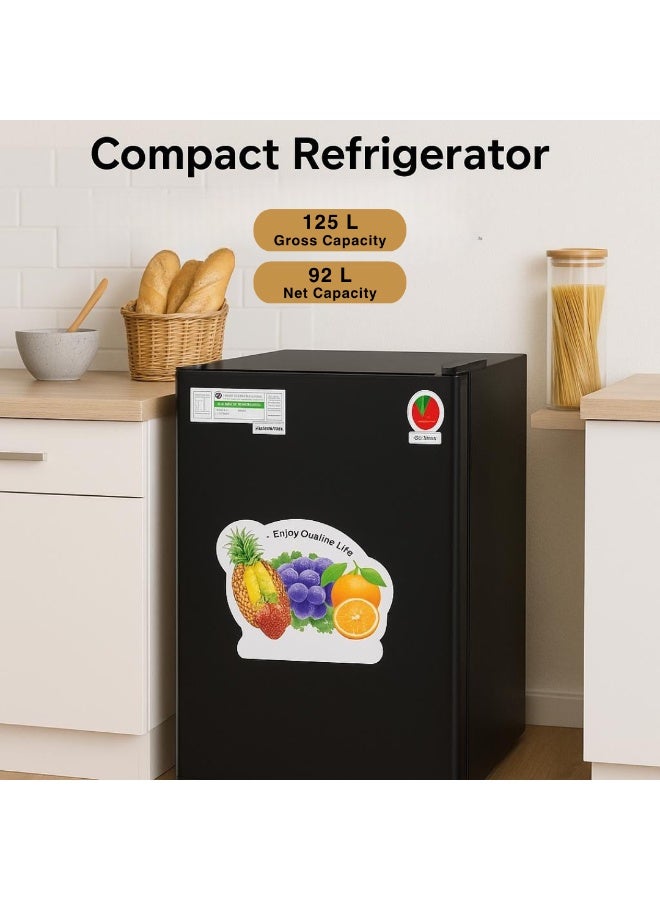Geo General GC-92 Refrigerator 92L – Compact Single Door Fridge with 10L Freezer | Energy Efficient | Ideal for Home, Office, Dorm | Black Finish - Image 2